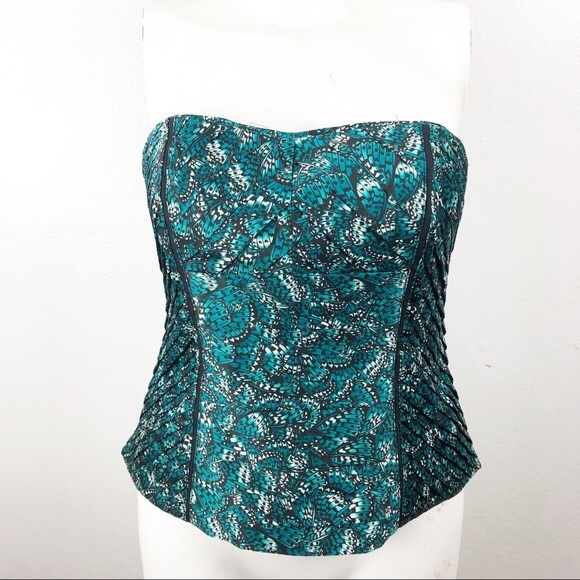 WHBM Black and White Corset Top - Picture 3 of 3